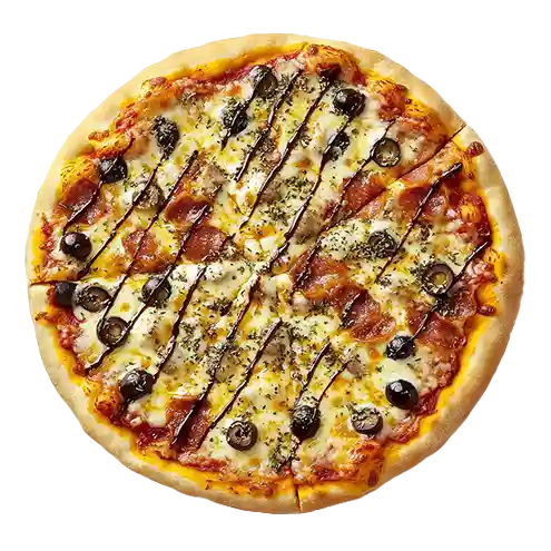 Pizza bacon barbecue