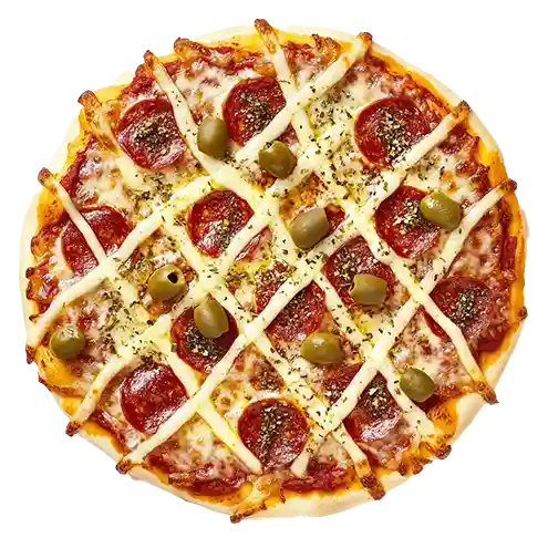 Pizza calabresa catupiry