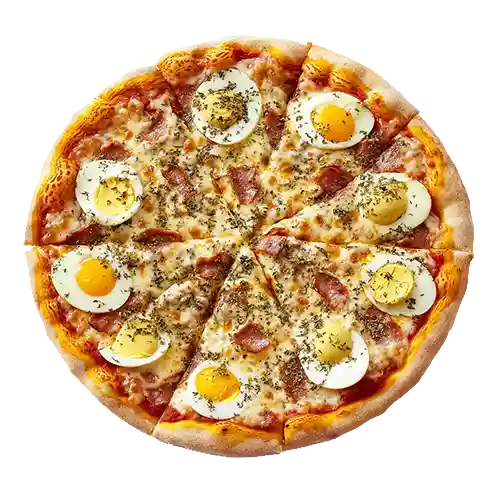 Pizza carbonara