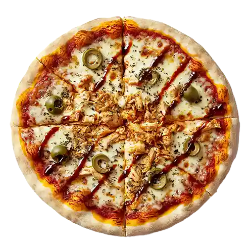 Pizza frango barbecue