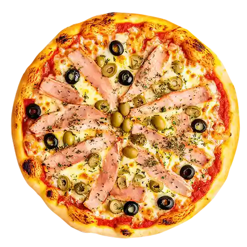 Pizza de peito de peru